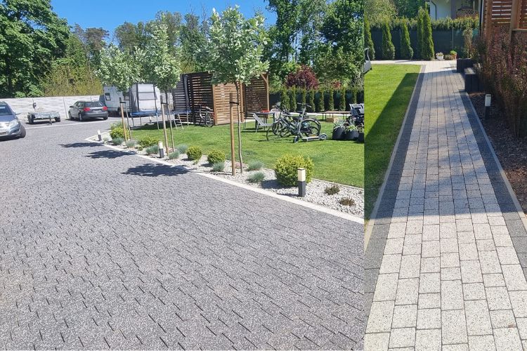 Czyszczenie podjazdów i ścieżek na posesji
