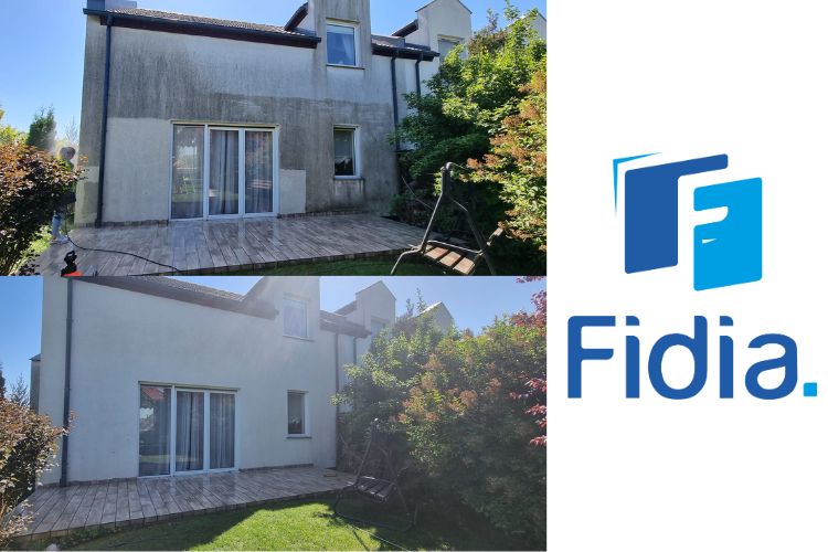 Mycie Elewacji domu jednorodzinnego lubuskie