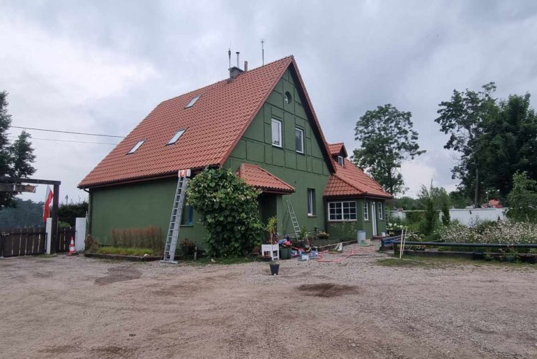 Malowanie elewacji budynku